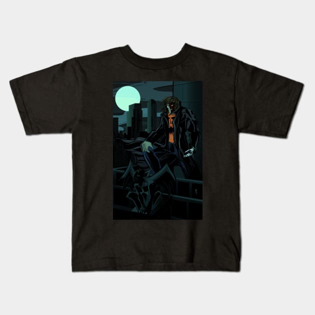 Bat City Special Gargoyle Kids T-Shirt by DrewEdwards